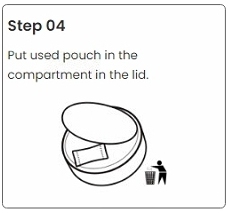 How to use nicotine pouches Step 4